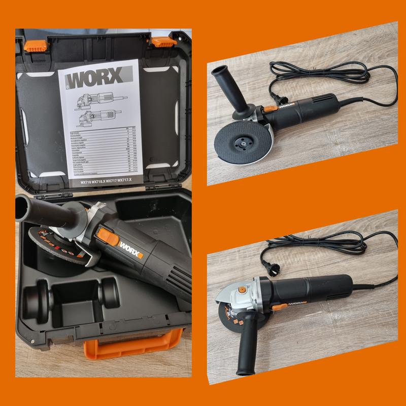 Winkelschleifer WORX WX718 Ø 125 mm 900 W | HORNBACH