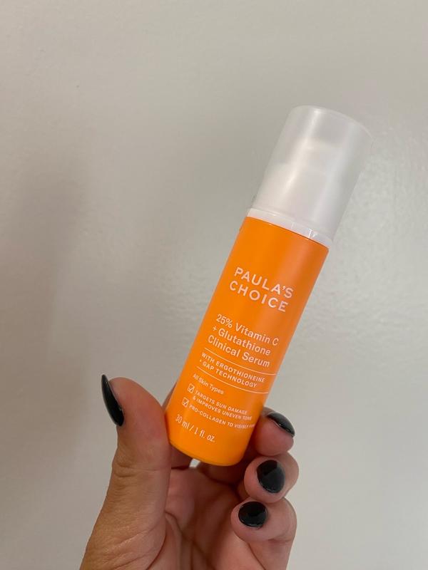 paulas choice vitamin c and glutathione review Paula's 25% C+ Clinical Serum 1 fl. oz Wellness and B12 Injections Size:60 Caps ceramide serum For daytime