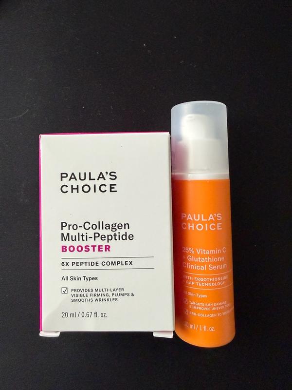 clinical choice clinical glutathione ingredients Paula's 25% Vitamin C+ Serum 1 fl. oz Fitness & Wellbeing