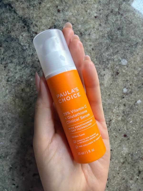 paula's choice glutathione Paula's Choice 25% Vitamin C + Glutathione Clinical Serum Review | Nadia  Vega main image 1
