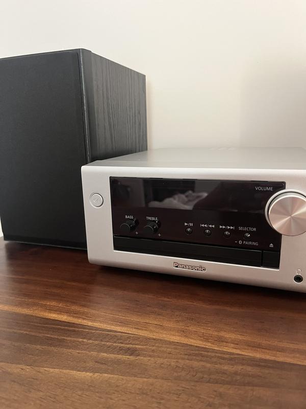 Panasonic Compact Stereo System, CD, Radio and Bluetooth -SC-PM700PP-K