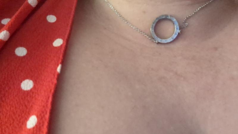 Circle of store sparkle necklace pandora