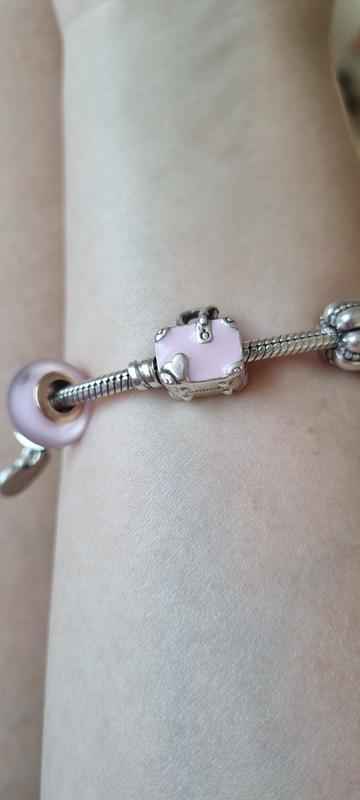 Pink Travel Bag Charm | Sterling silver | Pandora NZ