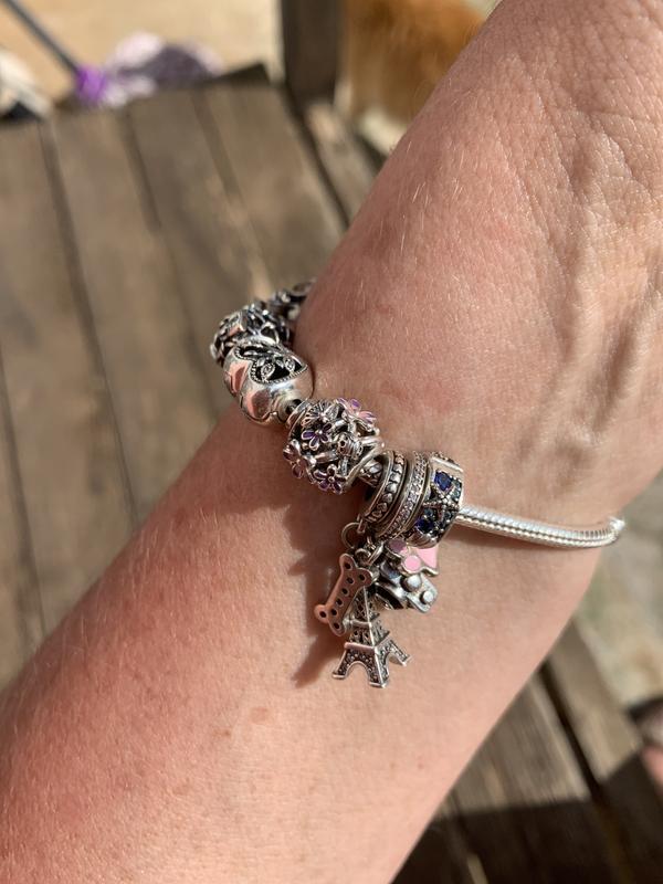 Purple daisy pandora deals charm