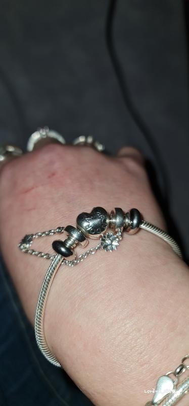 Pandora heart clasp on sale snake chain bracelet