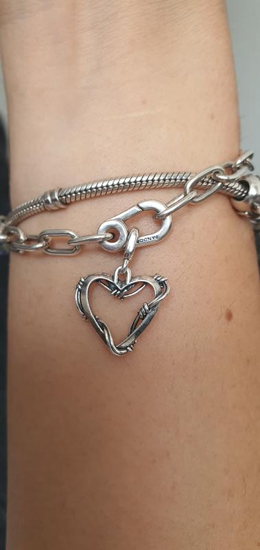 Pandora ME Stacheldraht-Herz Medaillon-Charm | Pandora