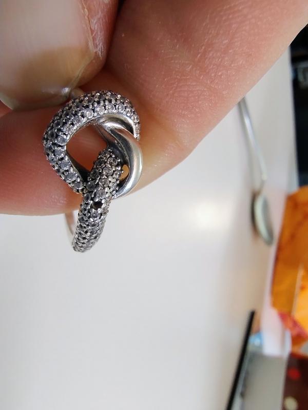 Bague coeur noué online pandora