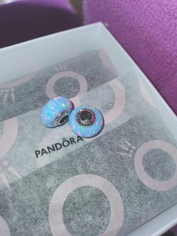 Opalescent Ocean Blue Charm | Sterling silver | Pandora NZ