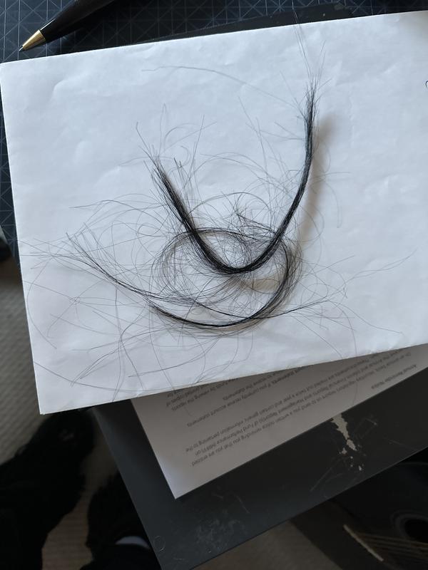 This is what happened when it came out of the bag/net. Haven’t even tried it on yet