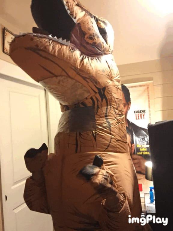 Deaf T -Rex gesture ASL