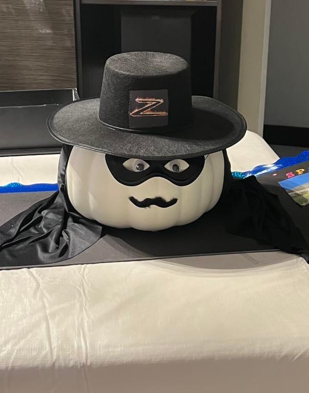 Used for school pumpkin project