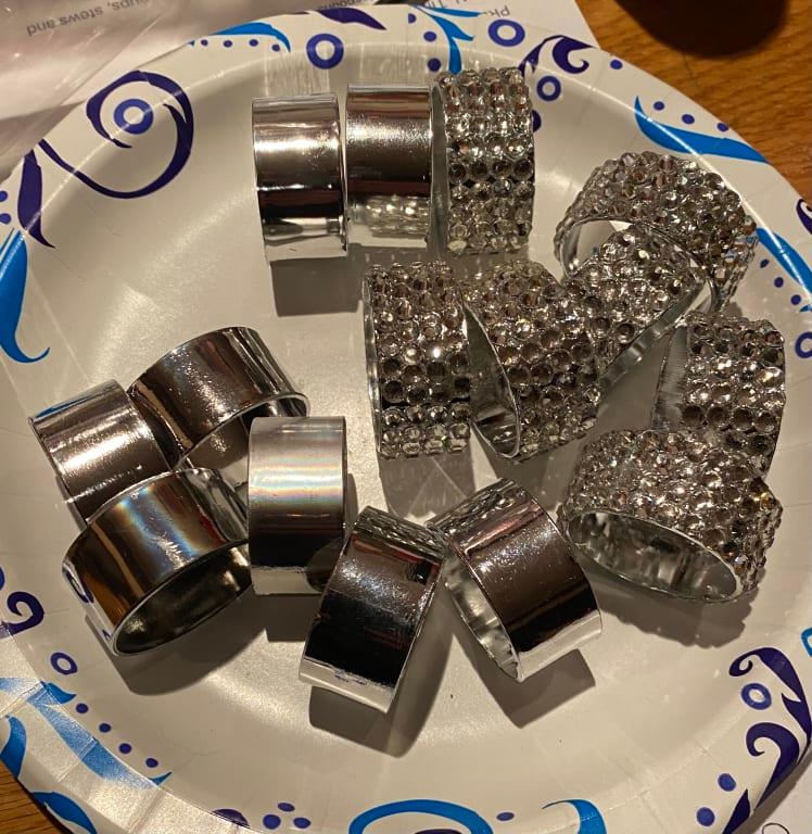 Perfect starting point for glammed up napkin ring