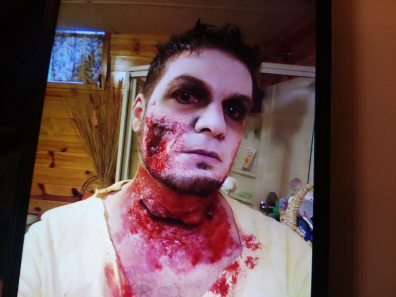 Costume using this latex.