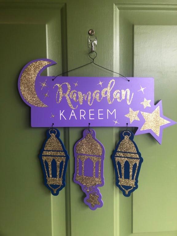 Hanging on our front door