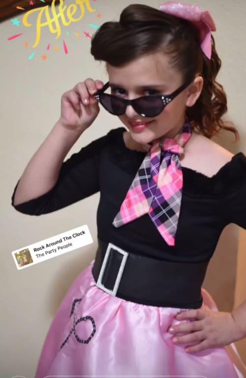 Rockabilly little lady.