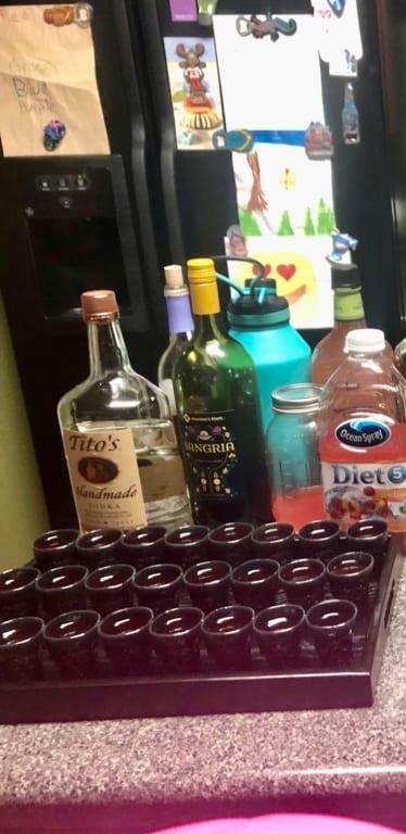 Halloween skull Jell-O shots