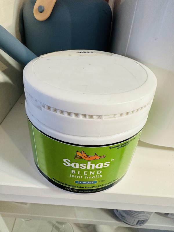 Sashas blend joint health powder hot sale for dogs