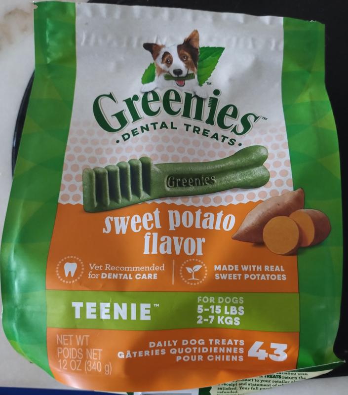 Greenies Sweet Potato Teenie Dog Treat 340g Petbarn