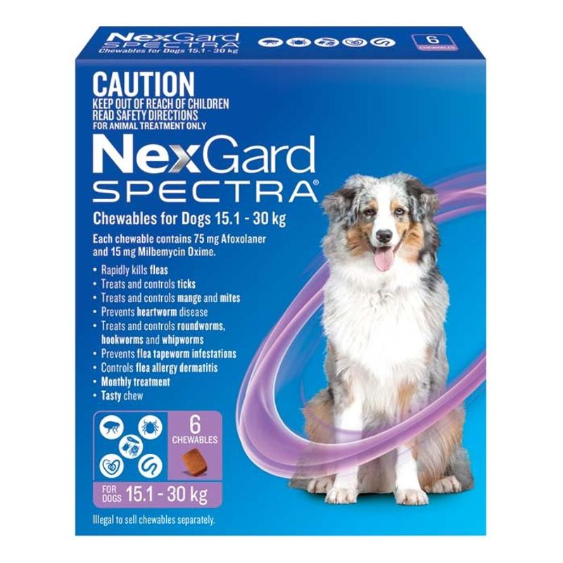 NexGard Spectra for Dogs 15.1 30kg Petbarn