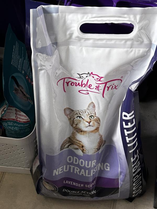 Trouble Trix Lavender Cat Litter 15Lx2 Petbarn