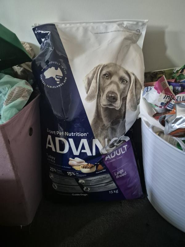 Advance Turkey Adult Large Breed Dog Food 15kg Petbarn