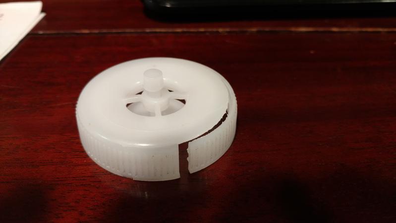 Broken water regulator