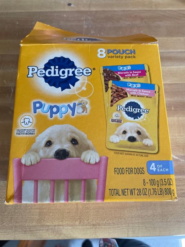 Pedigree Puppy Chicken Vegetable Flavor 12lb Dry Dog Food Bag