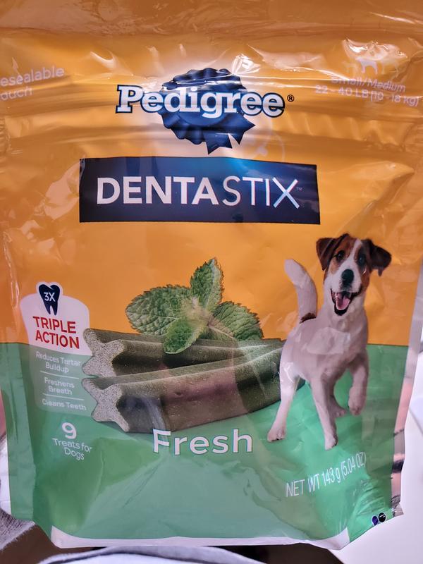 Dentastix fresh 2025 biscuit small