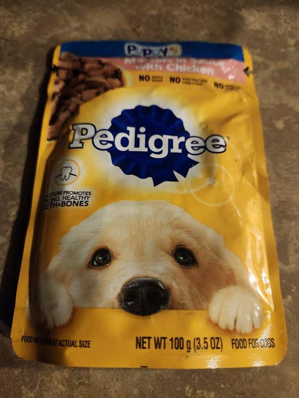 Pedigree puppy hotsell dog food reviews