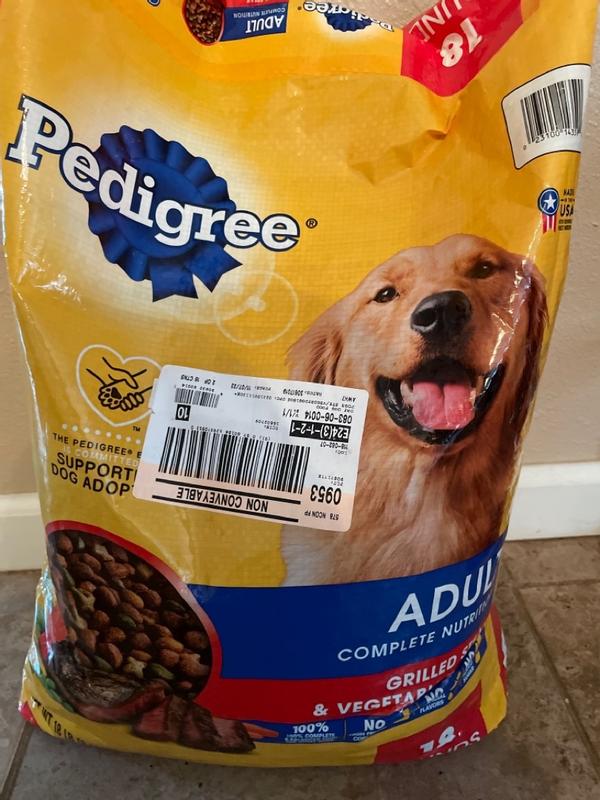 Large bag of pedigree dog food best sale