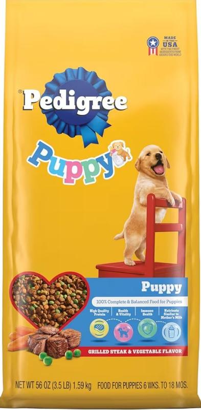PEDIGREE® PUPPY™ Growth & Protection Dry Dog Food Chicken