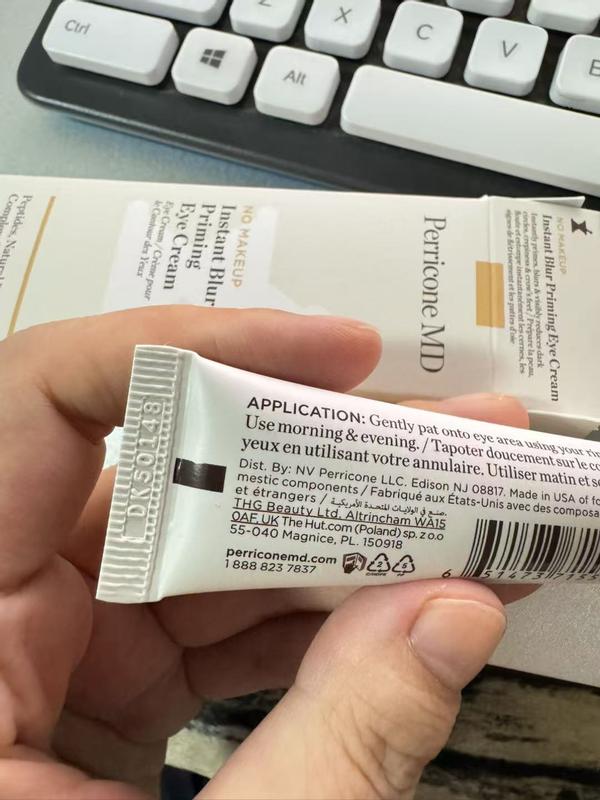les stars utilisant glutathion No Makeup Instant Blur Priming Eye Cream Antienvejecimiento