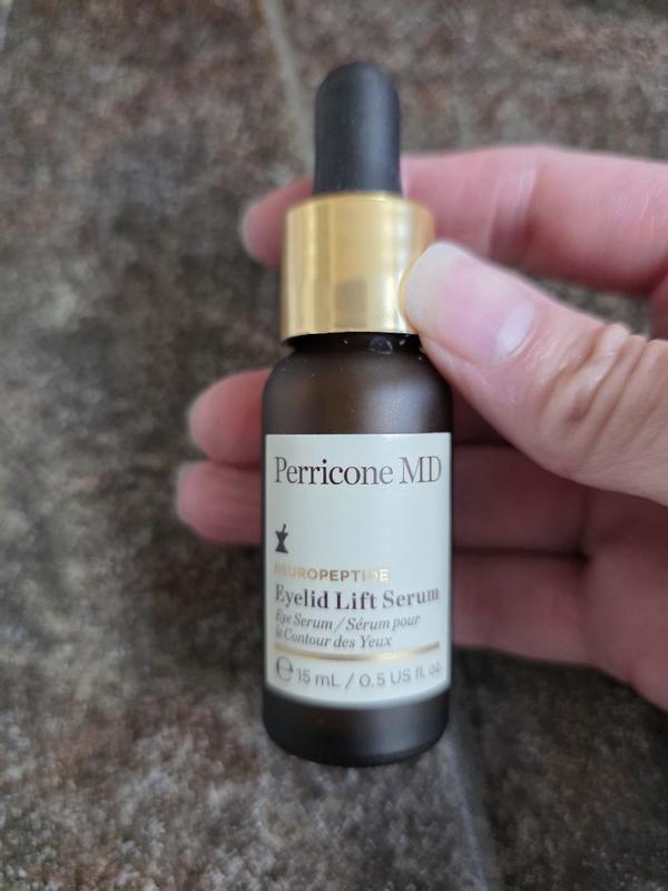 perricone essential fx acyl-glutathione eyelid lift serum MD 0.5fl oz  Price  and significantly minimizes the appearance of drooping Perricone MD Neuropeptide Eyelid Lift