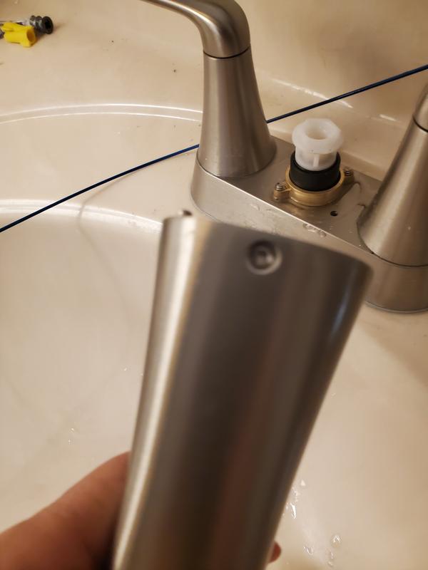 location of aerator and spout where allen wrench goes