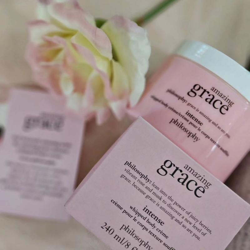 PREMIUM BODY CREAM GRACE 250g 2本セット philosophy amazing grace 8 oz. intense whipped body crème | HSN