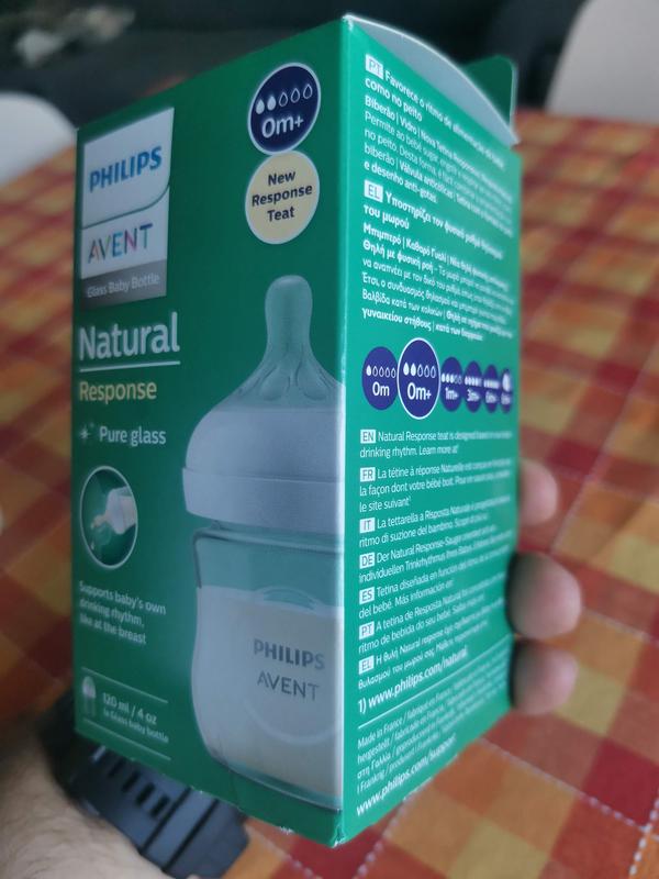 Avent Biberon Natural Response Vetro 3.0 120ml SCY930/01