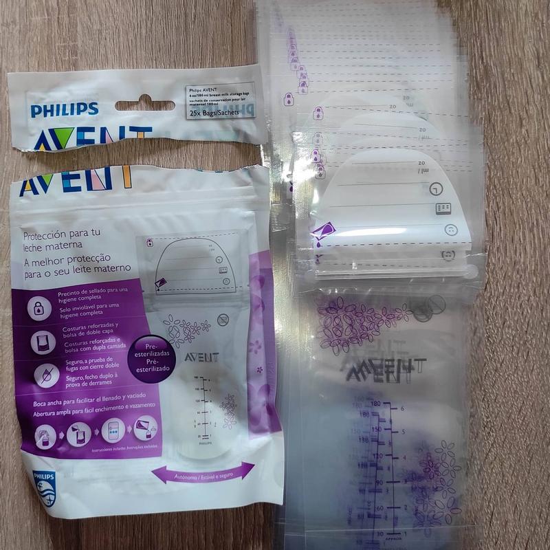 Philips Avent Bolsas preesterilizadas para leche materna 25 pzas