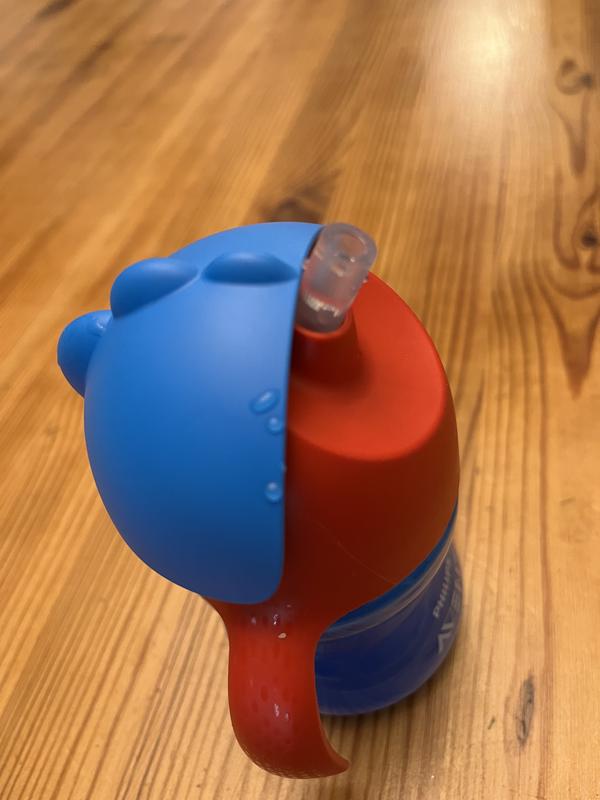 Tazza Sippy PHILIPS AVENT 200ml - Senza BPA - Cannuccia In Silicone - Antigoccia - Viola E Blu - Per Bambini - Foto 5