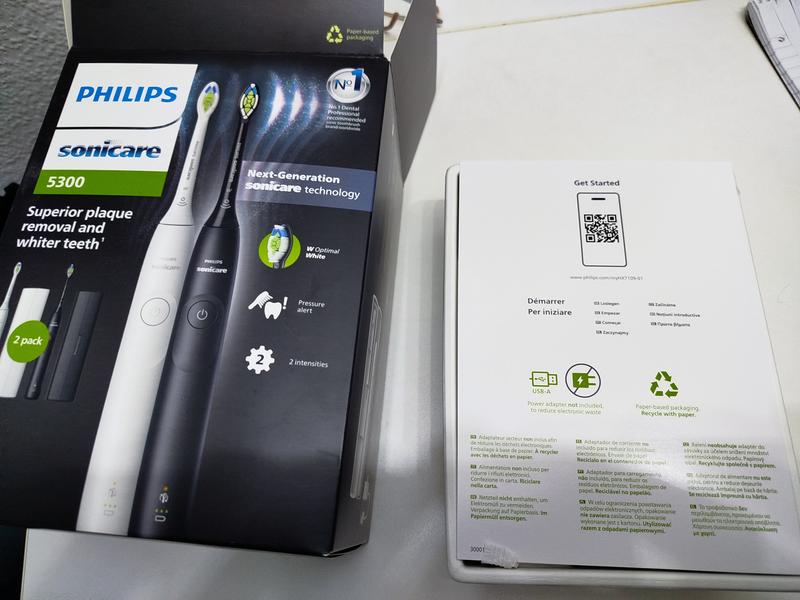 Series 5300 Wiederaufladbare Zahnbürste HX7101/02 | Sonicare