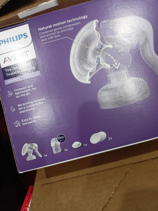 Philips Avent Natural Manual Breast Pump + 12 Breast Pads SCF330/70 - Boots