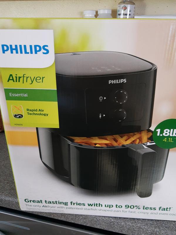 Philips 3000 Series Air Fryer, 4.1 Liter, 1400 Watt, White - HD9200-20 (  International Warranty )