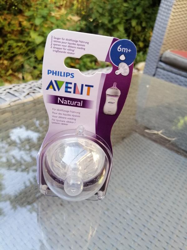 Avent - Philips Avent - Tétine 6 mois + (2 pièces) - T5 Naturel