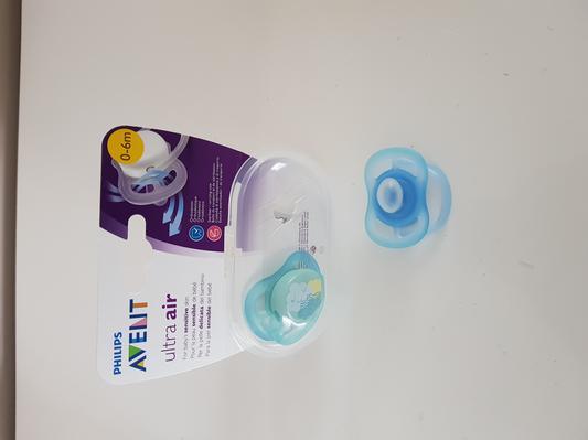 Philips Avent Sucette Ultra Air Nighttime Boy 6-18 mois 2unit