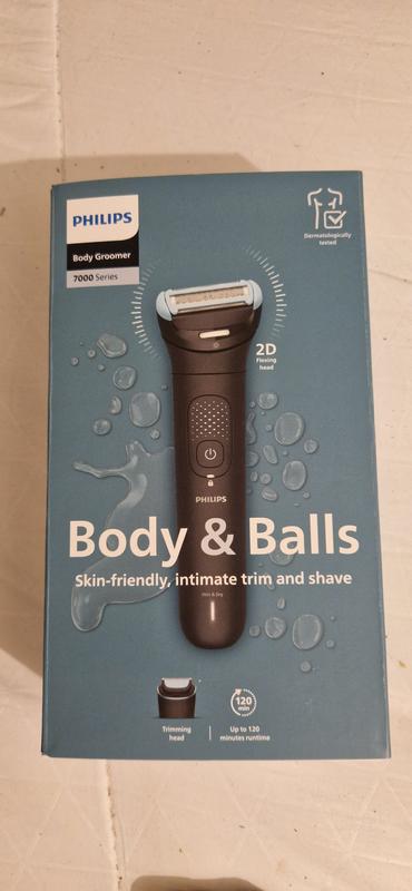Body Groomer 7000 Series 2D flex head & dual trim-shave system