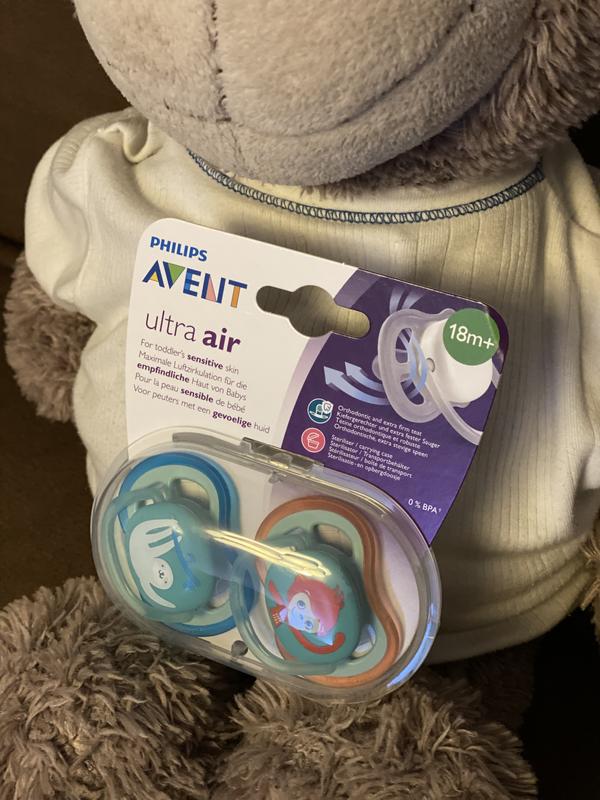 Philips Avent Set di 6 ciucci Ultra Air 18+ mesi, con scatola di