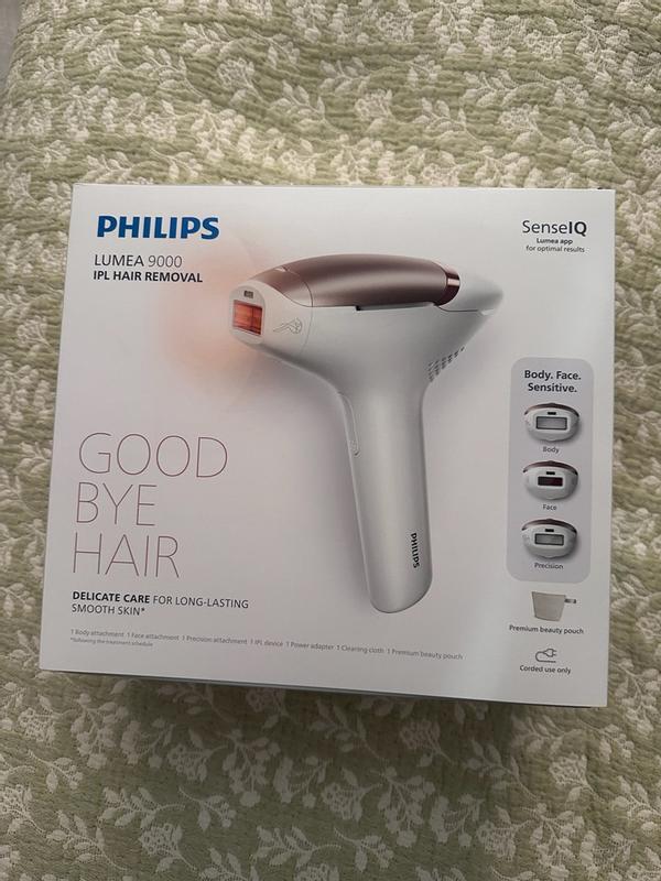 Lumea IPL 8000 Series IPL Hair Removal device with SenseIQ 2.0