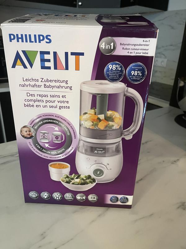Philips Avent Babynahrungszubereiter 4-in-1 SCF885/01 Grün