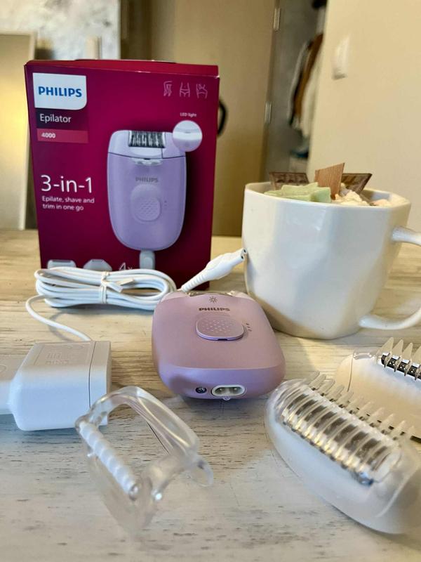 Epilator Series 4000 Depilator zasilany sieciowo BRE257/00 | Philips