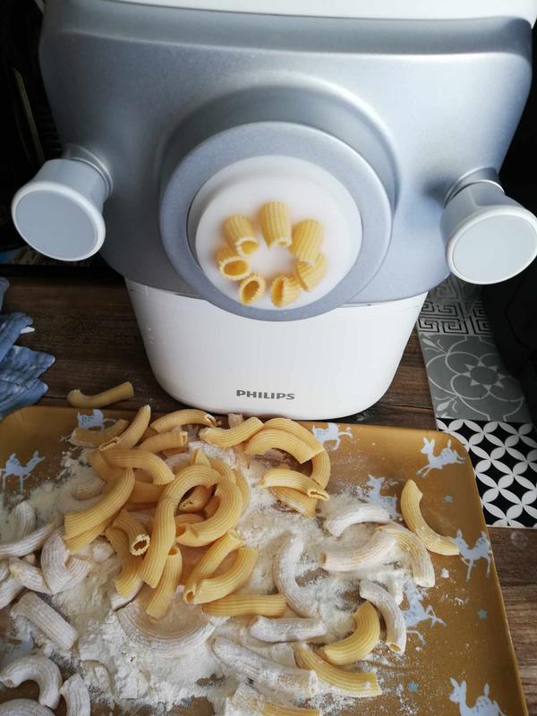 Machine à Pâtes Automatique Philips HR2375/05 - 4 Disques Inclus - Pâtes Fraîches En 10min