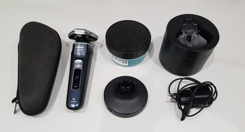 Philips Shaver Series 9000, rasoio elettrico Wet & Dry con tecnologia  SkinIQ e accessorio regolabarba, S9987/59 